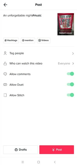 Add Description to Your TikTok Video