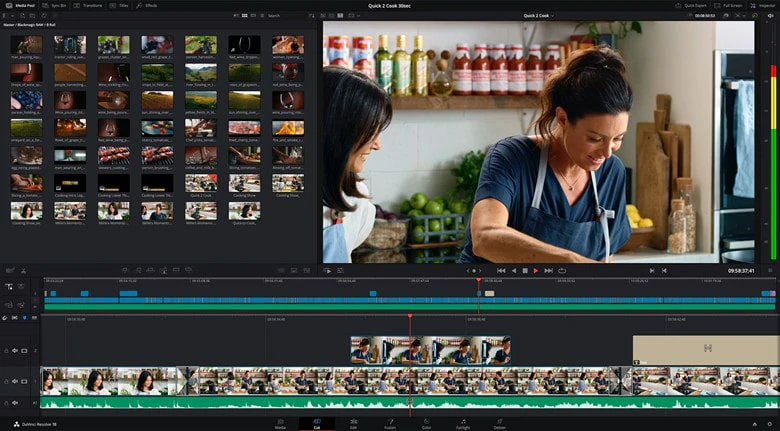 Cheap Video Editing Software - Davinci Resolveo