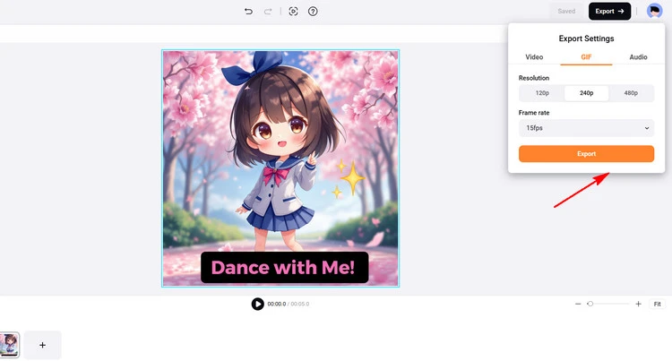 Download Chibi Style GIF - FlexClip