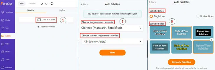 Auto-generated burned-in subtitles for your Chinese video projects