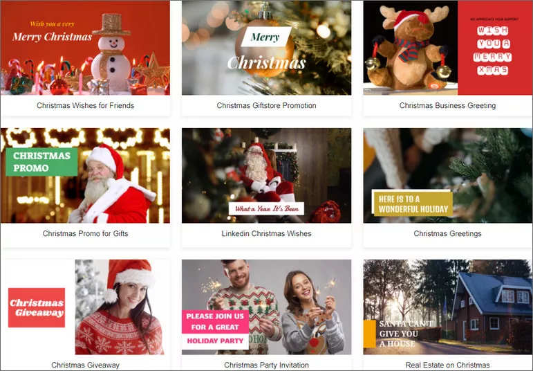 Online Christmas Intro Maker - FlexClip