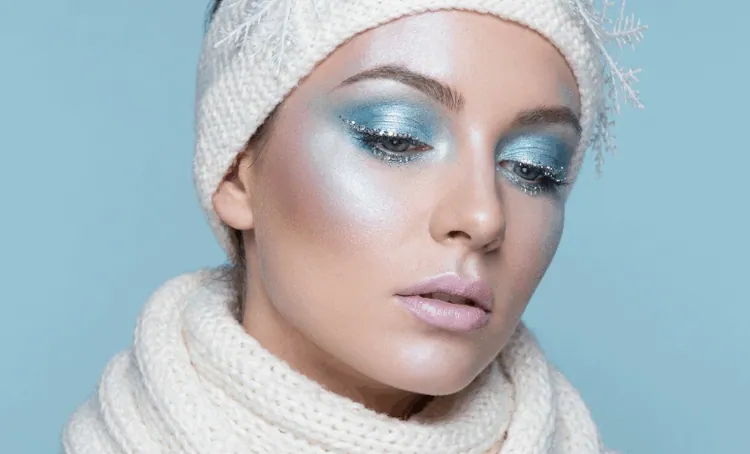 Christmas Makeup Ideas: Icy Cool Tones for a Frosty Look