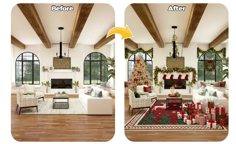 Give Your Home an AI Christmas Makeover