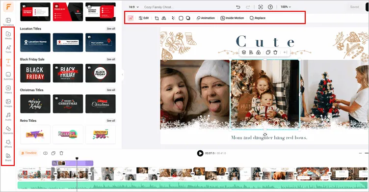 Recreate with AI for a Christmas Slidehsow - Edit