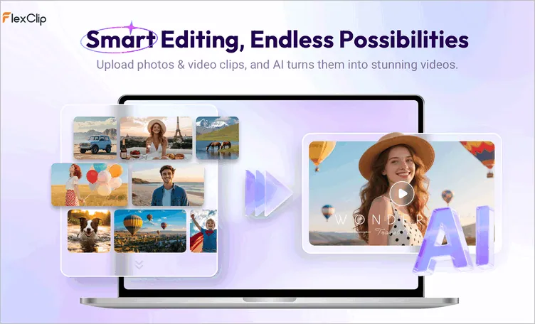FlexClip's AI Magic for Your Christmas Slideshow
