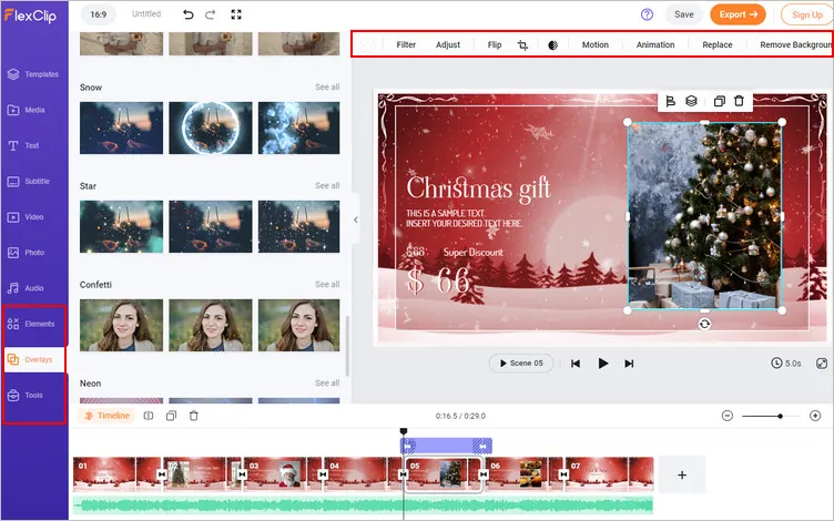 Make a Christmas List Slideshow - More Edits