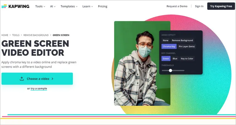 Online Chroma Key Editor - Kapwing