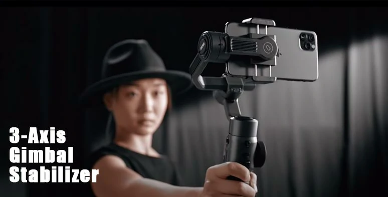 Use a 3-Axis gimbal stabilizer to film stable and cinematic footage