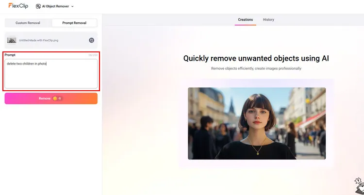 Cleanup Your Pictures - FlexClip