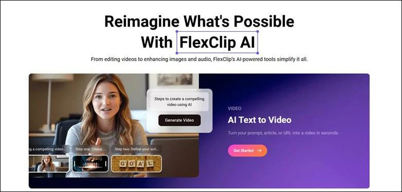 AI-driven Tools of FlexClip to Speed up Video Creation