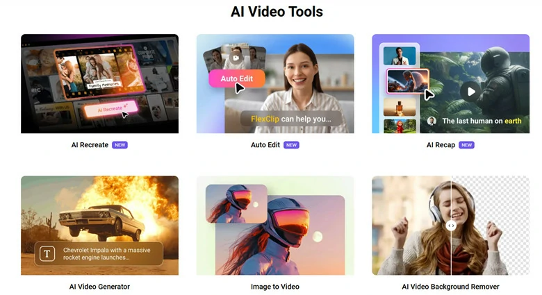 AI-driven Tools of FlexClip to Speed up Video Creation