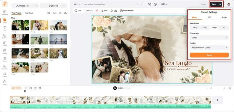 Download and Share the Edited Video