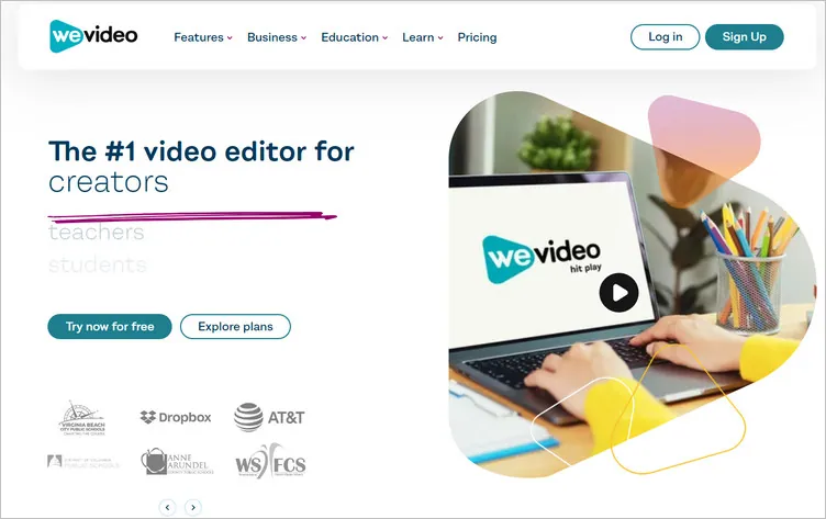 Meilleur éditeur vidéo basé sur le cloud - Wevideo