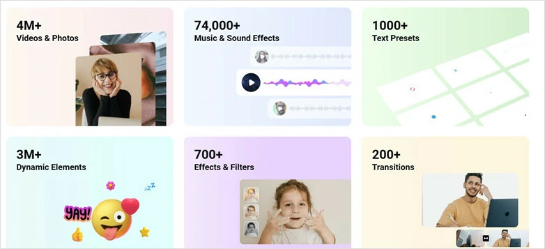 Effects and Transitions of FlexClip