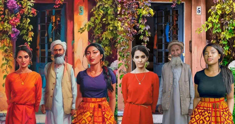 AI圖片風格轉換範例 - FlexClip