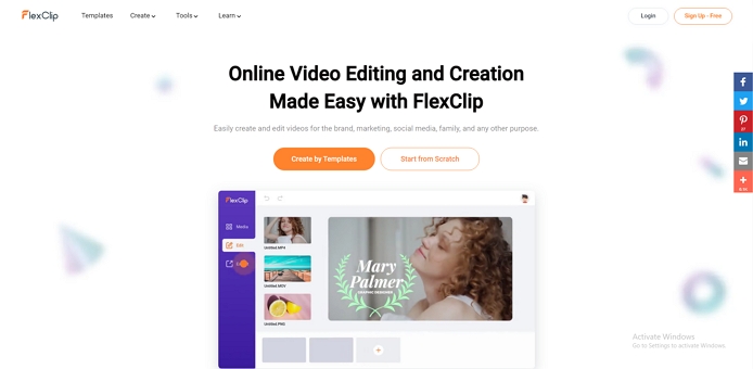 Create a TikTok Video Using FlexClip