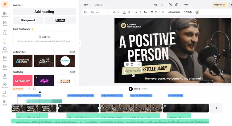 Make a Commentary Video - Edit with FlexClip