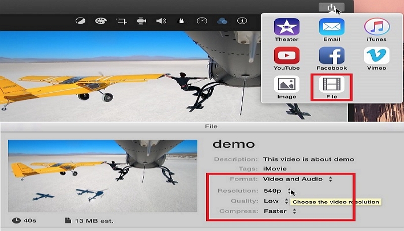 How to Compress A Video on Mac with iMovie