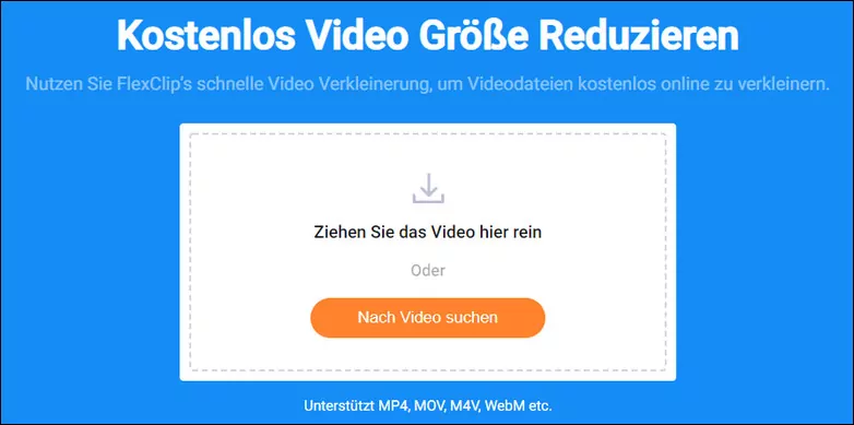 Video-Kompressor für WhatsApp - FlexClip: Wählen Sie ein Video