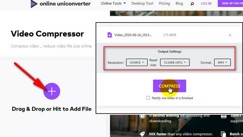 Image Board: Video Compressor - Online UniConverter