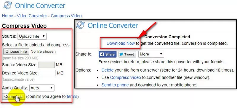 Video Compressor - Online Converter