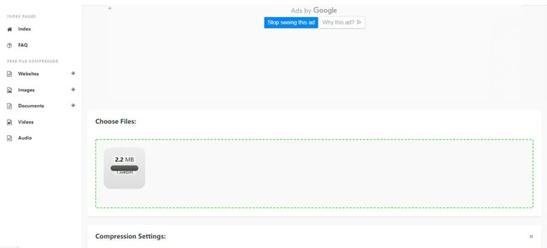 Import WebM Videos to Compressor.com