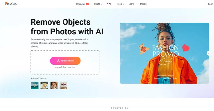 AI Object Remover - FlexClip