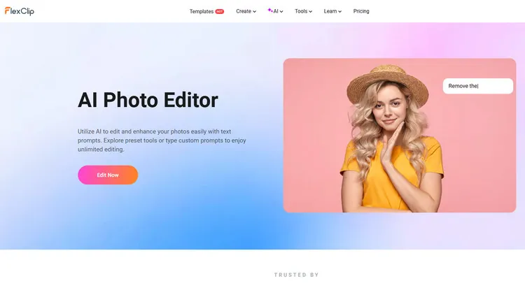 AI Photo Editor - FlexClip
