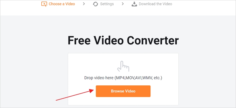 Convert AVI to MP4 with FlexClip Converter - Step 1