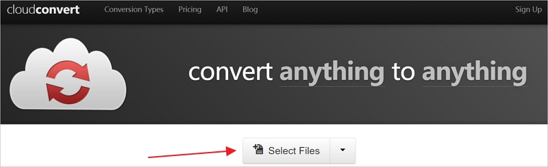 Convert AVI to MP4 with CloudConvert