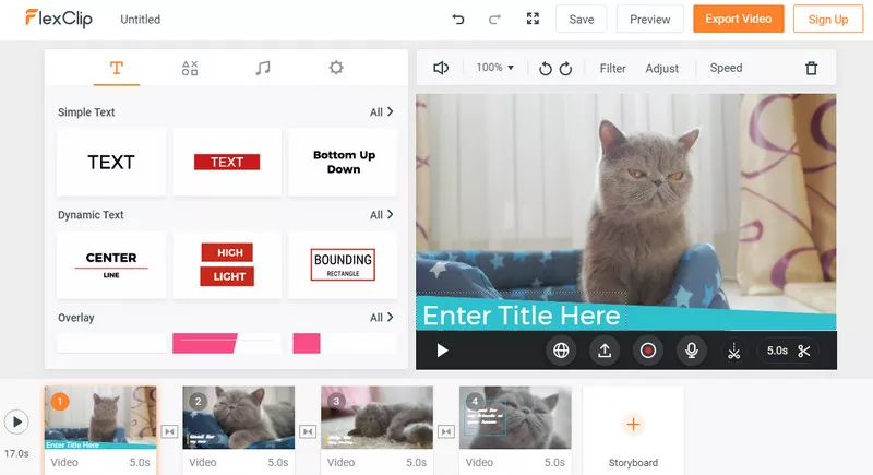 FlexClip Video Editor