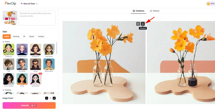 Download Vector-style Photo - FlexClip