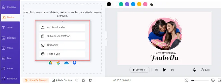 Convert Landscape to Portrait with FlexClip - Upload