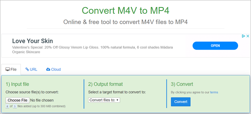 How to Convert M4V to MP4 with FreeFileConvert