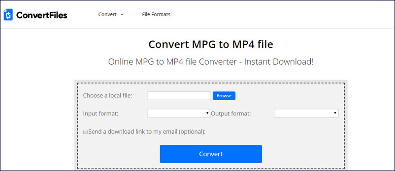 Convert MPG to MP4 Online - ConvertFiles
