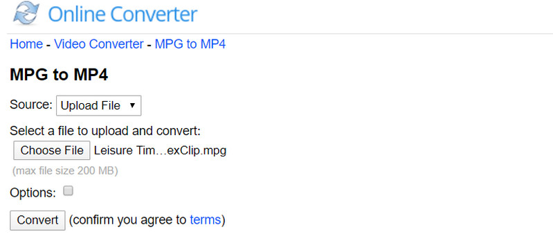 Convert MPG to MP4 Online - Online Converter