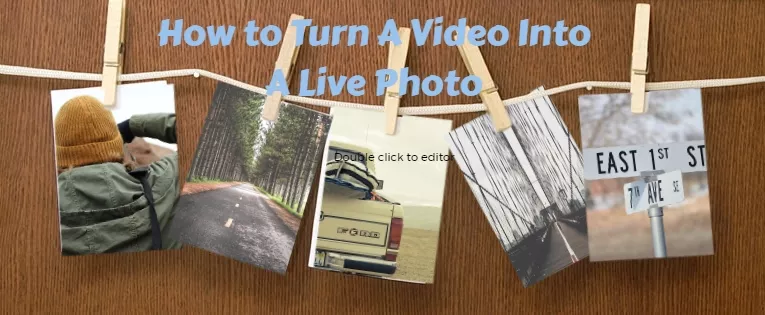 How to Turn A Video Into A Live Photo