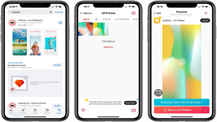 How to Turn A Video Into A Live Photo - IntoLive App