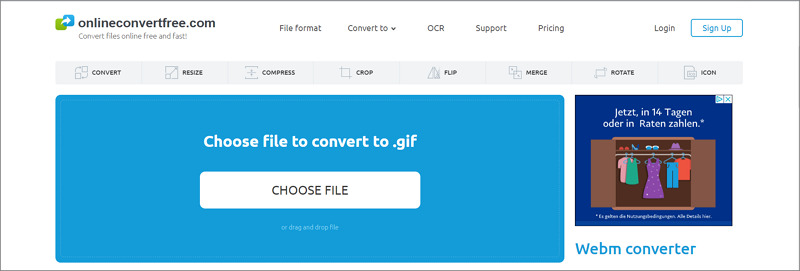 Onlineconvertfree - Convert WebM to GIF Onlinee