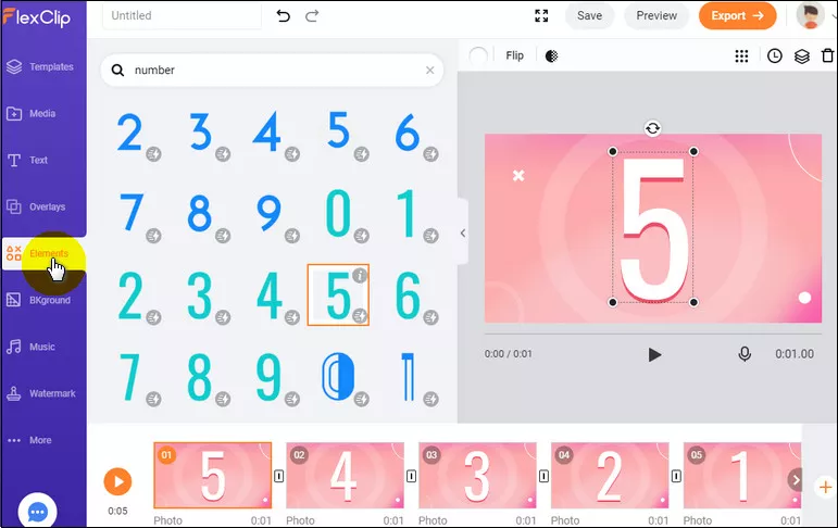 Create a Countdown GIF - Add Countdown Number