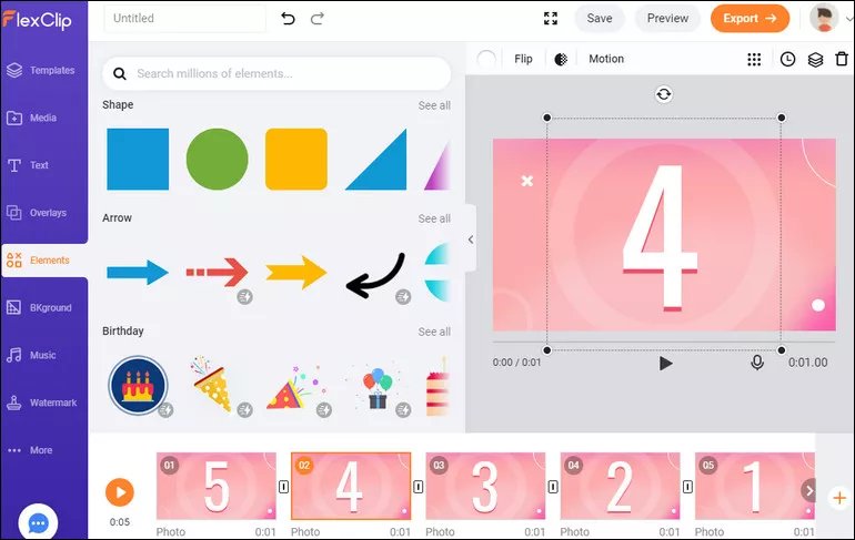 Create a Countdown GIF - Edit Countdown Number