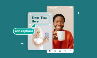 add captions to instagram video