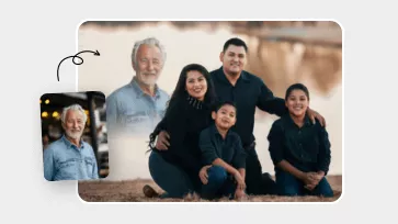add deceased loved one to photo