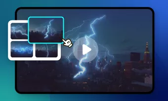 add lightning effects to video