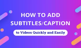 add subtitles to video