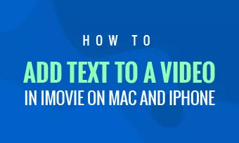 add text to imovie