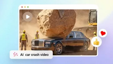 ai car crash video