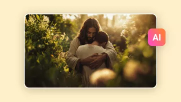 ai jesus hug video