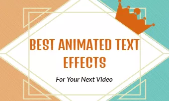 animated text in video
