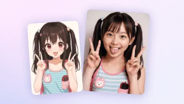 cartoon to real life